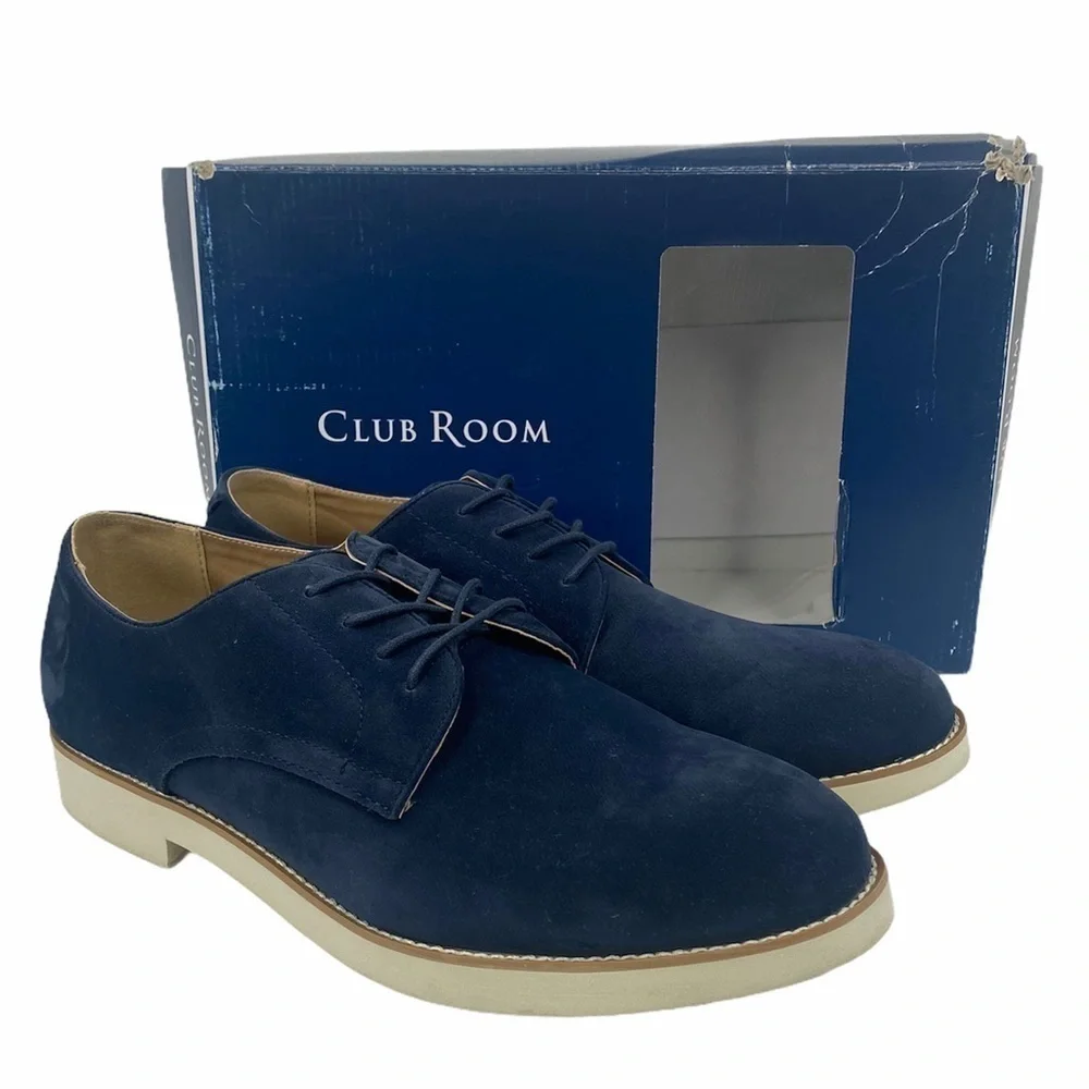 Club Room Shiloh Buck Lace Up Dress Shoes
